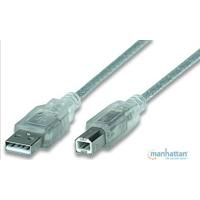 CABLE USB,MANHATTAN,340465,V2.0 A-B 4.5M, PLATA CABLE USB,MANHATTAN,340465,V2.0 A-B 4.5M, PLATA